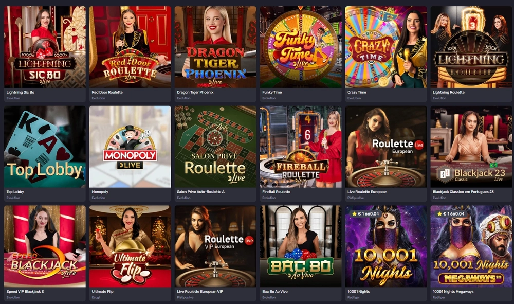 GetSlots Live Dealer & Table Games